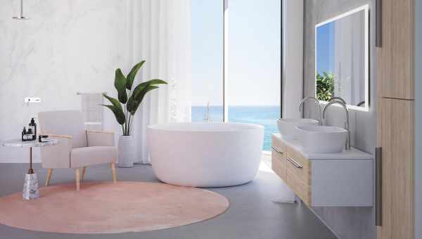 Круглые ванны в интерьере — особенности дизайна и критерии выбора