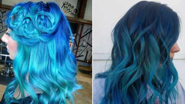 Лазурный Берег: как выбрать оттенок голубых волос