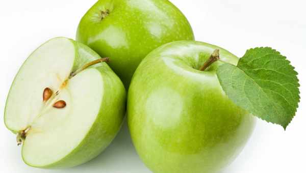 Зелені кислі яблука сорт